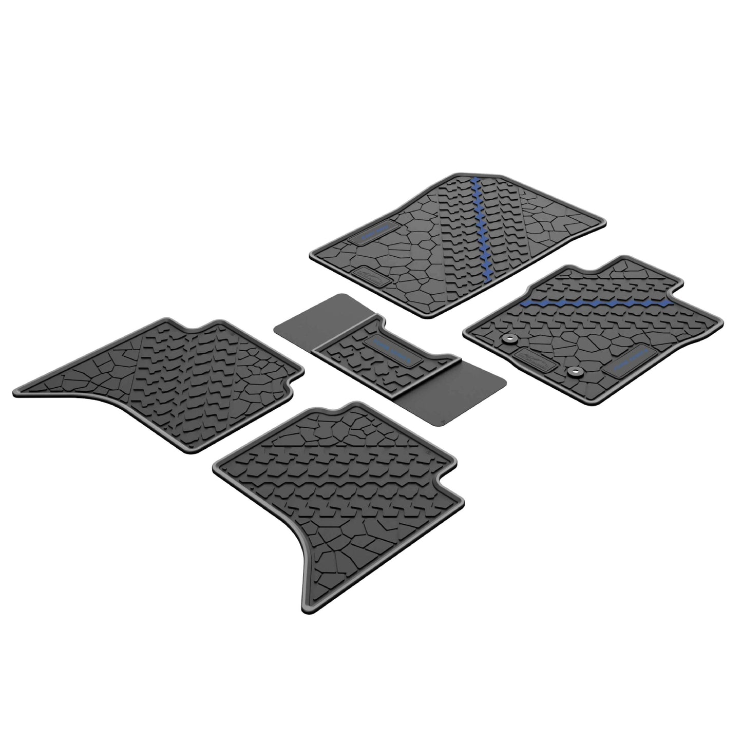 Rubber Floor Mats (Ford Ranger 4th Gen Wildtrak 2023-onwards)