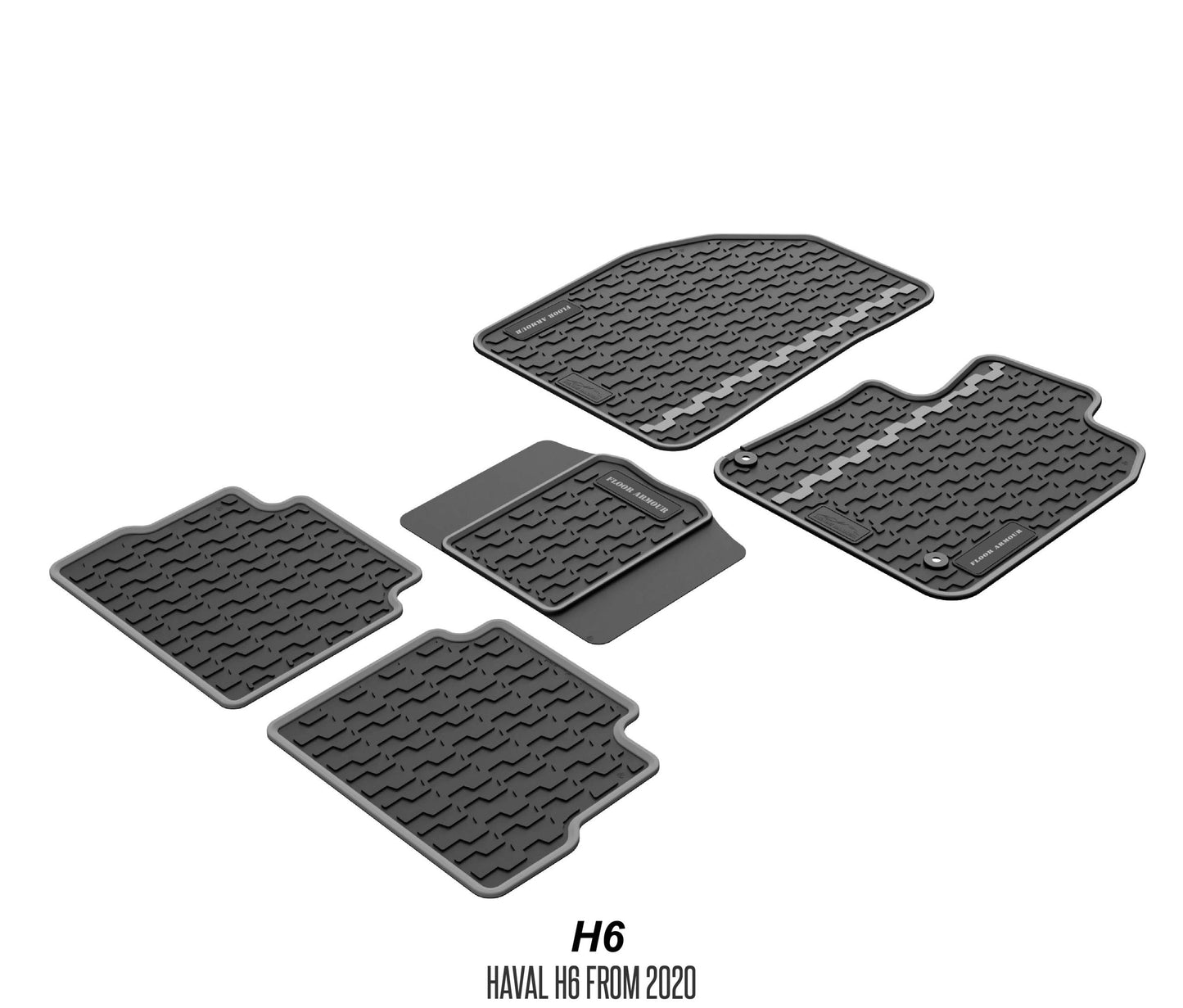 Rubber Floor Mats (Haval H6 3rd Gen)