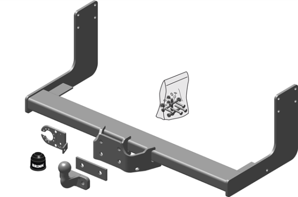 VW CRAFTER 30-50 Platform/Chassis (2F_) Flange Tow Bar  Platform/Chassis