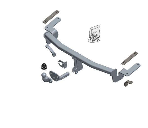 VW CADDY IV Box (SAA, SAH) Estate (SAB, SAJ) Flange Tow Bar  Box