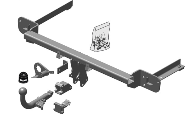 OPEL CORSA D (S07) BMC Detachable Tow Bar Hatchback