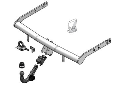 VW Sharan Detachable Towbar