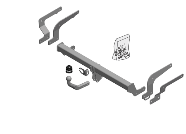 TOYOTA RAV 4 V (_A5_) Fixed tow bar Closed Off-Road Vehicle