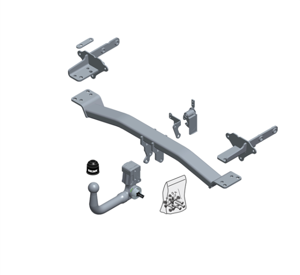 JEEP COMPASS (MP) BMU Detachable Tow Bar Closed Off-Road Vehicle