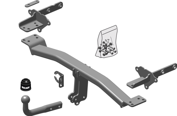 JEEP COMPASS (MP) Fixed tow bar Closed Off-Road Vehicle